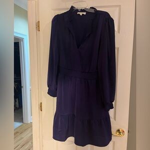 Lucky Brand  Deep PurpleTiered Dress